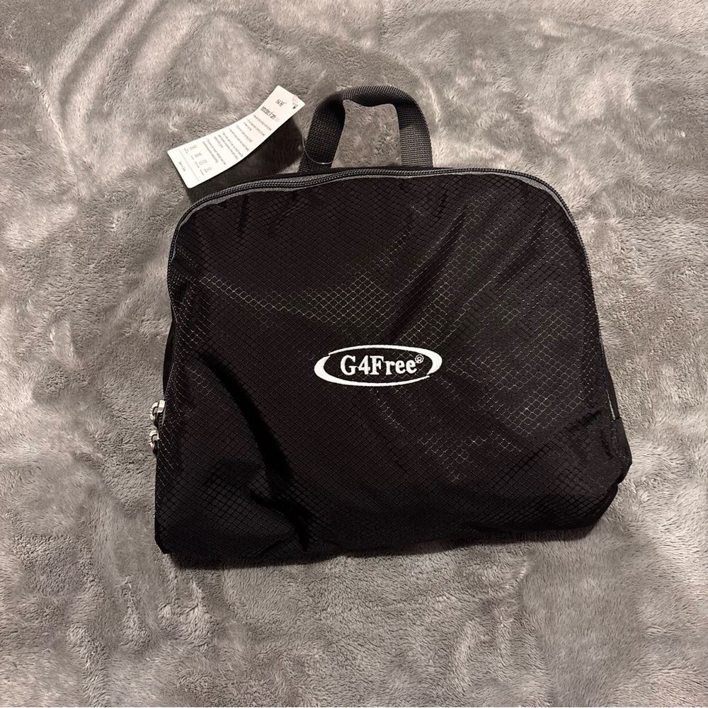 Black Foldable Backpack